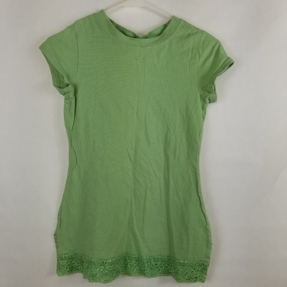 Los Angeles Express 1/4 sleeve Size S Green
